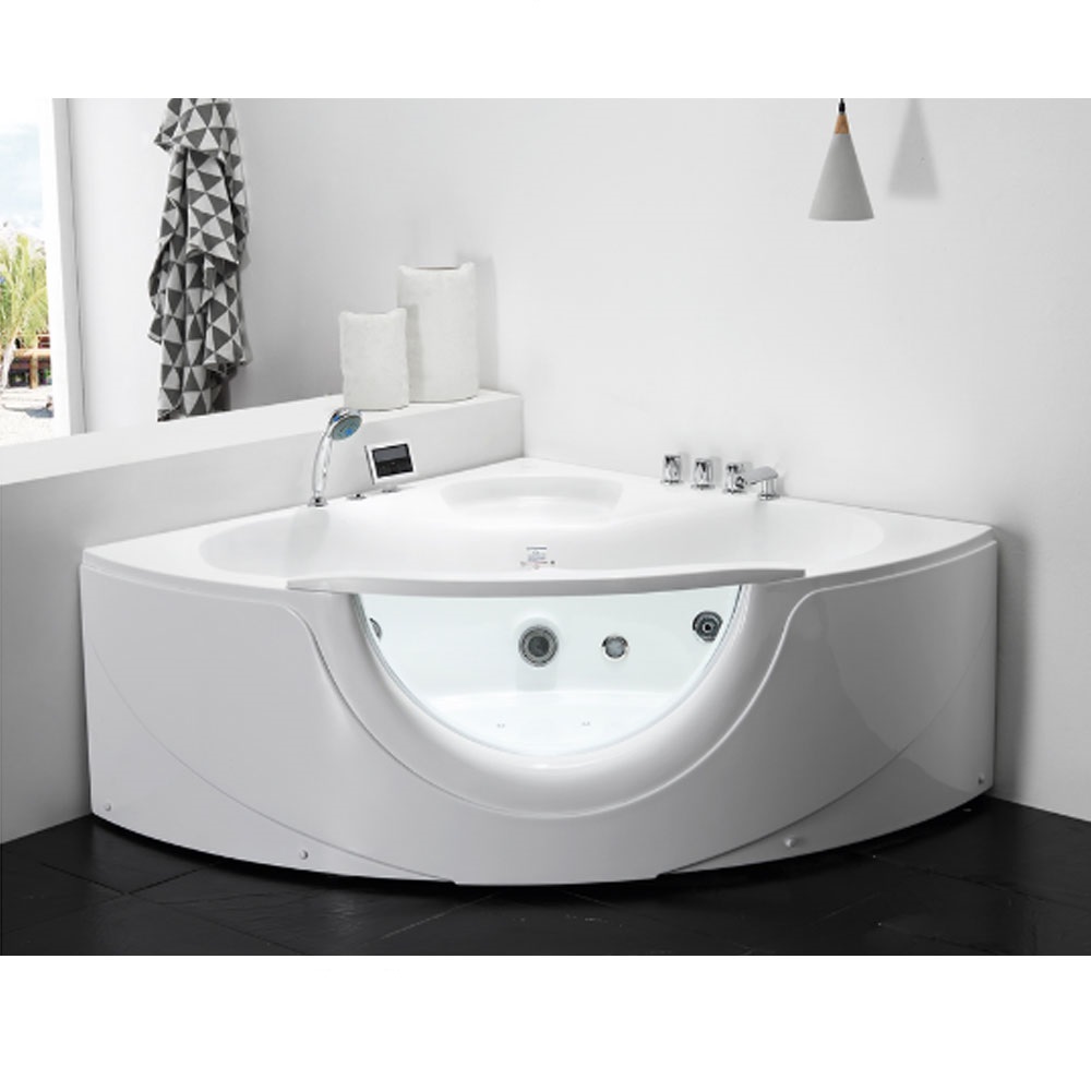Bồn tắm massage sục khí đèn led đổi màu GEMY G9097 (Sục massage, Sục khí, đèn led-1510x1510x685mm)