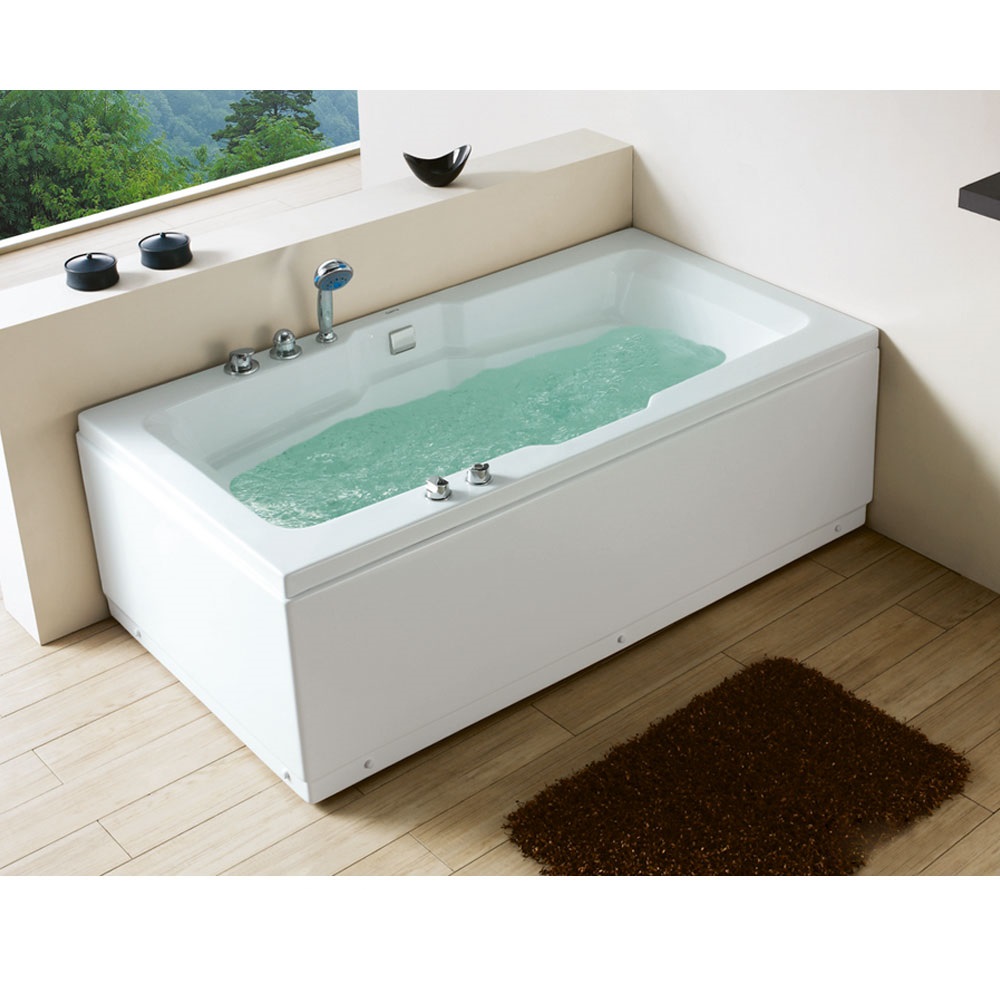 Bồn tắm massage sục khí đèn led đổi màu GEMY G9097 (Sục massage, Sục khí, đèn led-1510x1510x685mm) - Image 5