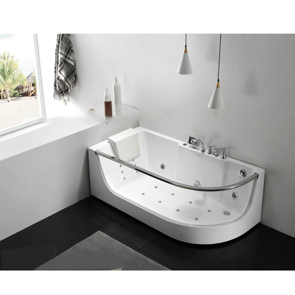 Bồn tắm massage sục khí đèn led đổi màu GEMY G9097 (Sục massage, Sục khí, đèn led-1510x1510x685mm) - Image 6