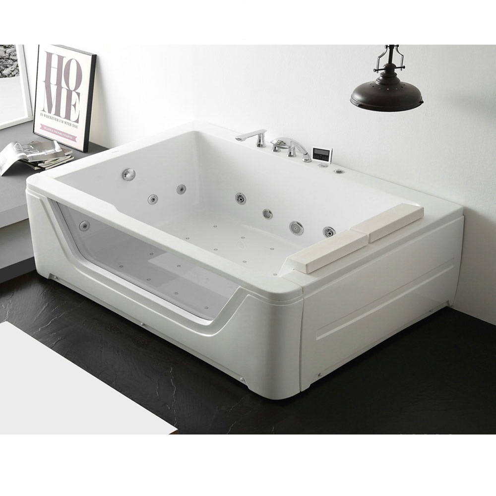 Bồn tắm massage sục khí đèn led đổi màu GEMY G9226 (Sục massage, sục khí, đèn led-1720x1210x665mm)