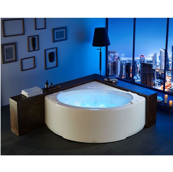 Bồn tắm massage sục khí đèn led đổi màu GEMY G9227L/R (Sục massage, sục khí, đèn led-1645x800x580mm) - Image 3