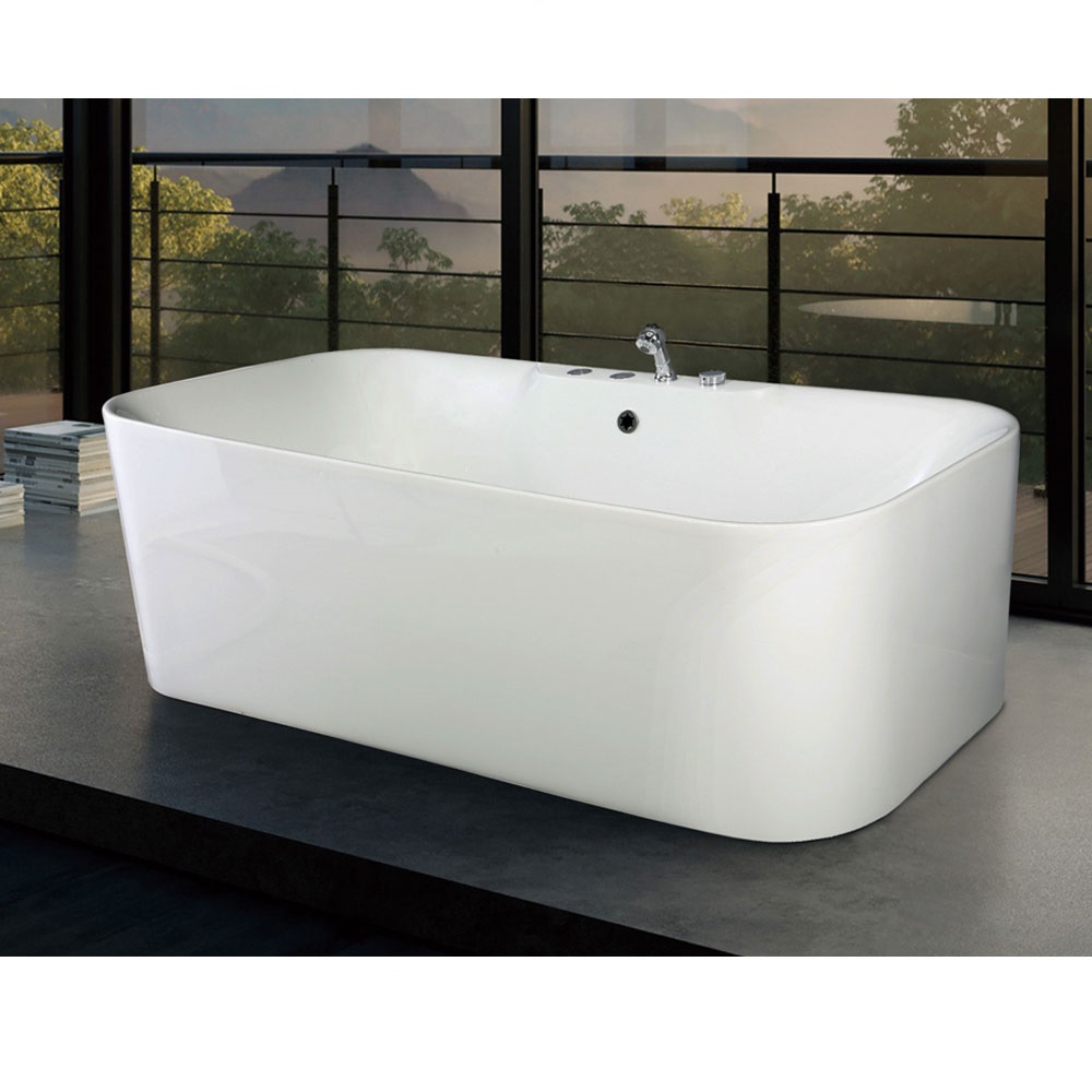 Bồn tắm massage sục khí đèn led đổi màu GEMY G9252 (Sục massage, sục khí, đèn led-1550x1550x670mm) - Image 6