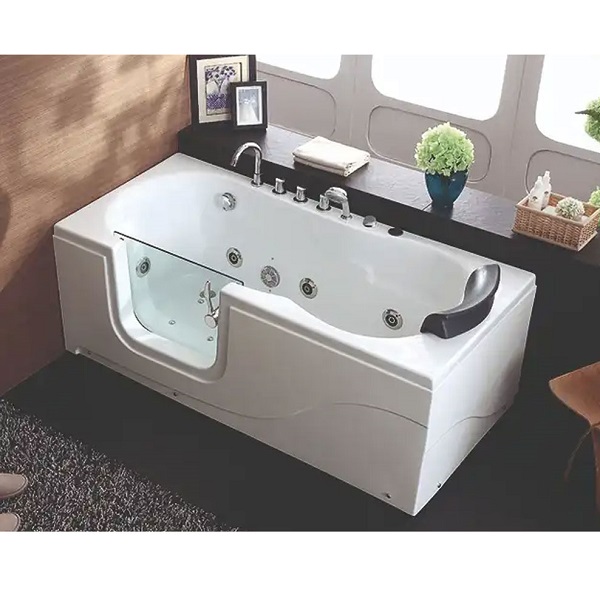 Bồn tắm massage sục khí đèn led đổi màu GEMY G9258 (Sục massage, sục khí, đèn led-1870x900x750mm) - Image 3
