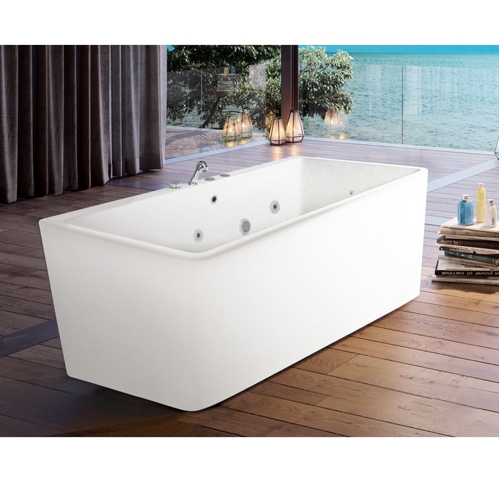 Bồn tắm massage sục khí đèn led đổi màu GEMY G9269 (Sục massage, sục khí, đèn led-1700/1800/1900x850x680mm) - Image 6