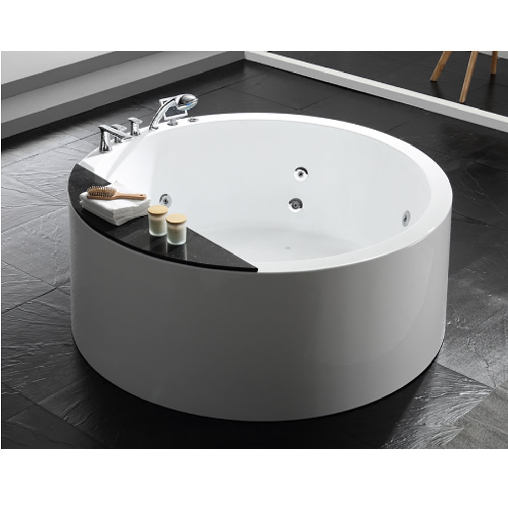 Bồn tắm massage sục khí đèn led đổi màu GEMY G9522 (Sục massage, sục khí, đèn led-1600x1600x780mm) - Image 4
