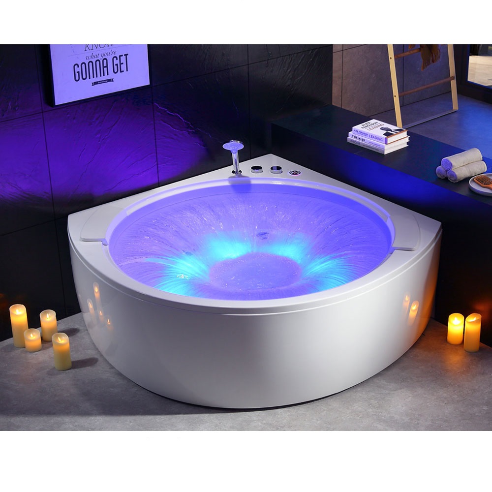 Bồn tắm massage sục khí đèn led đổi màu GEMY G9526 (Sục massage, sục khí, đèn led-1820x1210x700mm) - Image 4