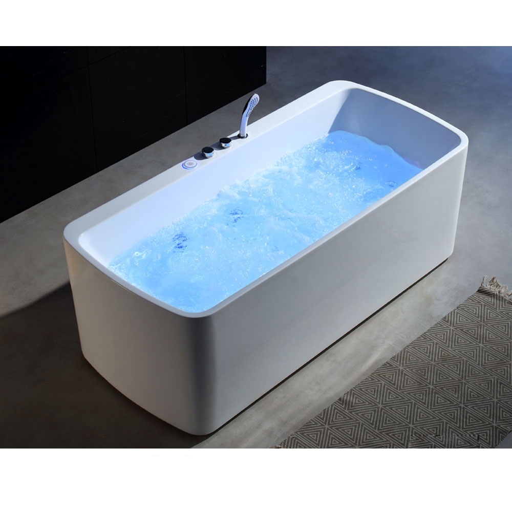 Bồn tắm massage sục khí đèn led đổi màu GEMY G9526 (Sục massage, sục khí, đèn led-1820x1210x700mm) - Image 5