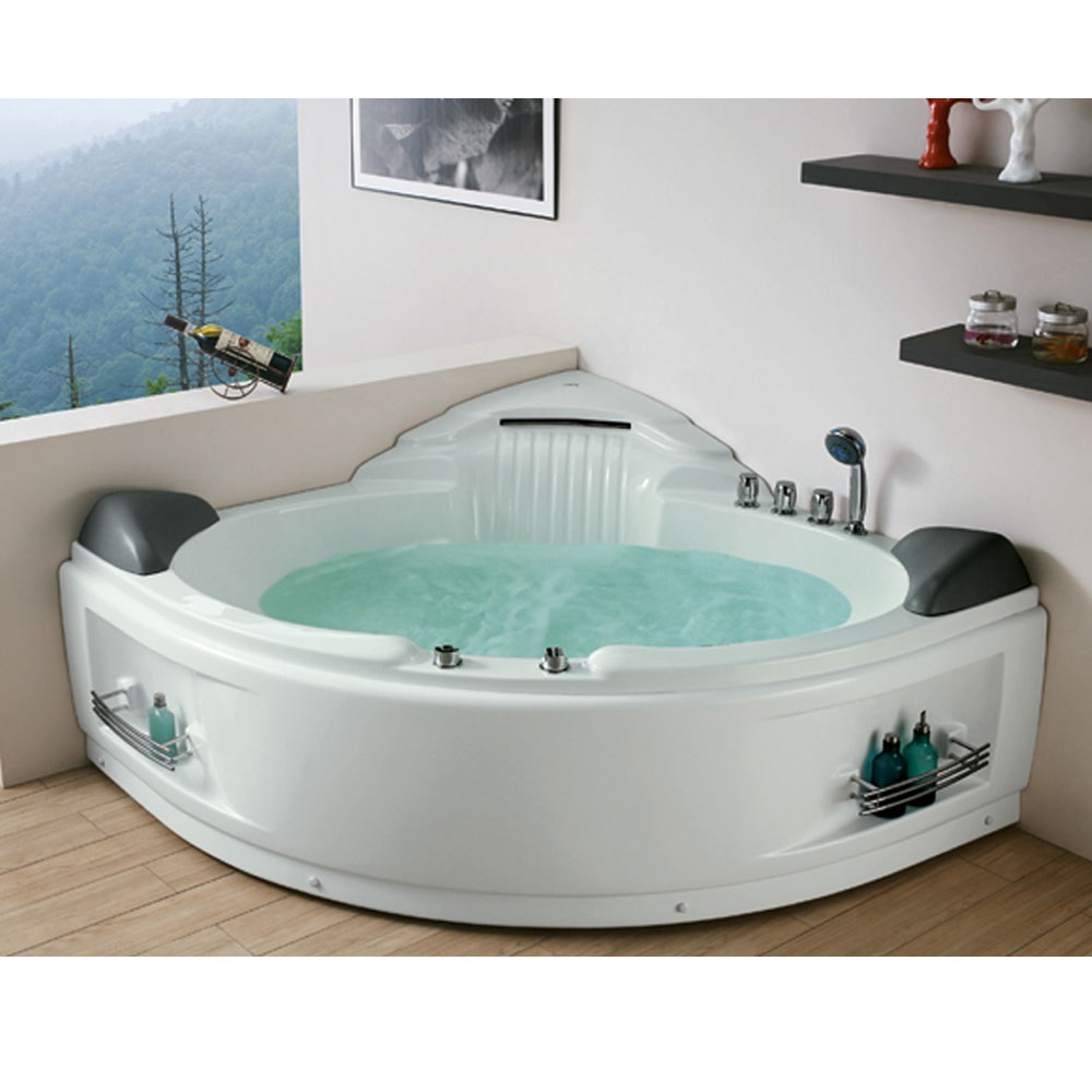 Bồn tắm massage sục khí đèn led đổi màu GEMY G9549 (Sục massage, sục khí, đèn led-1500/1700x760x590mm) - Image 4