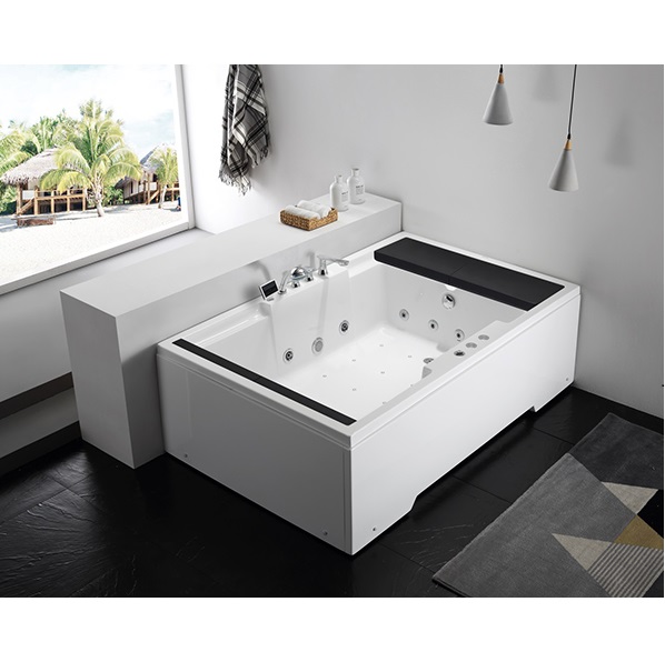 Bồn tắm massage sục khí đèn led đổi màu GEMY G9549 (Sục massage, sục khí, đèn led-1500/1700x760x590mm) - Image 6