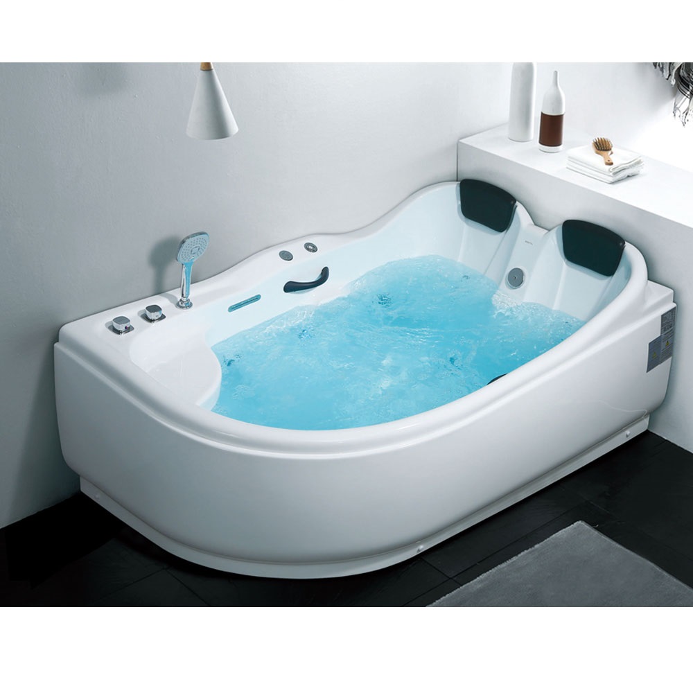 Bồn tắm massage sục khí đèn led đổi màu GEMY G9553 (Sục massage, sục khí, đèn led-1300x700x600mm) - Image 3