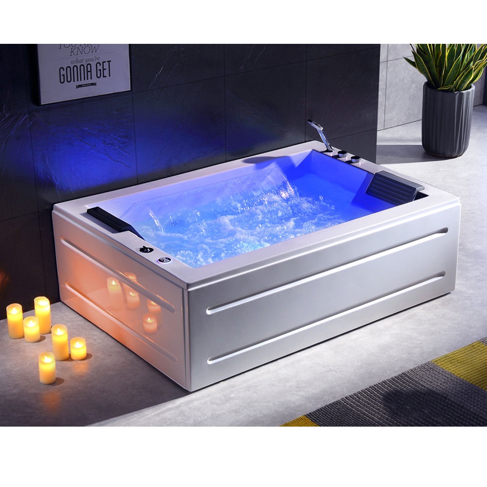 Bồn tắm massage sục khí đèn led đổi màu GEMY G9563 (Sục massage, sục khí, đèn led-1810x910x770mm) - Image 6