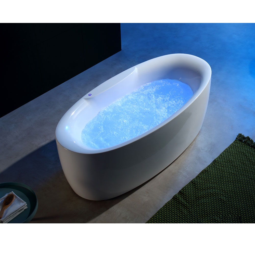 Bồn tắm massage sục khí đèn led đổi màu GEMY G9565 (Sục massage, sục khí, đèn led-1810x1310x755mm) - Image 5