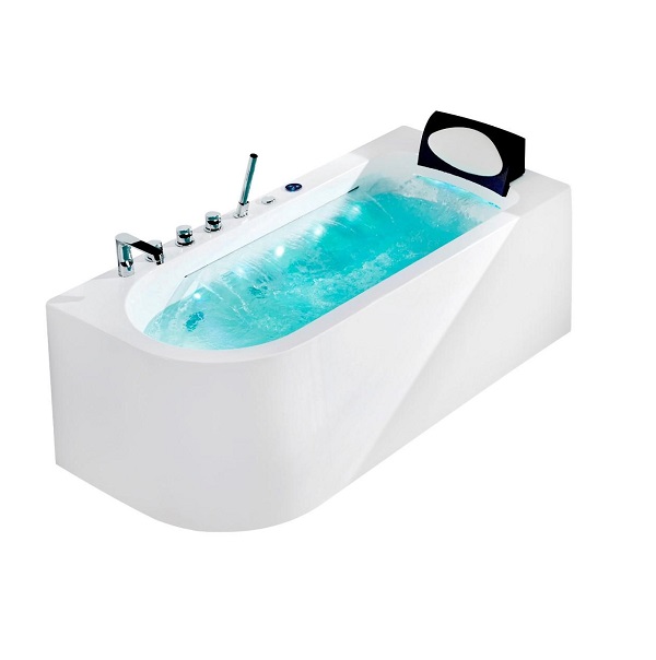 Bồn tắm massage sục khí đèn led đổi màu GEMY G9567 (Sục massage, sục khí, đèn led-1700x790x600mm) - Image 3
