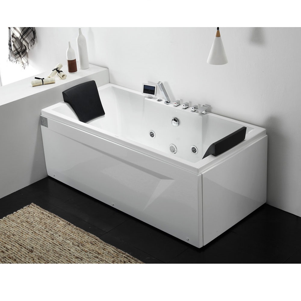 Bồn tắm massage sục khí đèn led GEMY G9025 (Sục masage, Sục khí, đèn led-1650x900x730mm) - Image 4