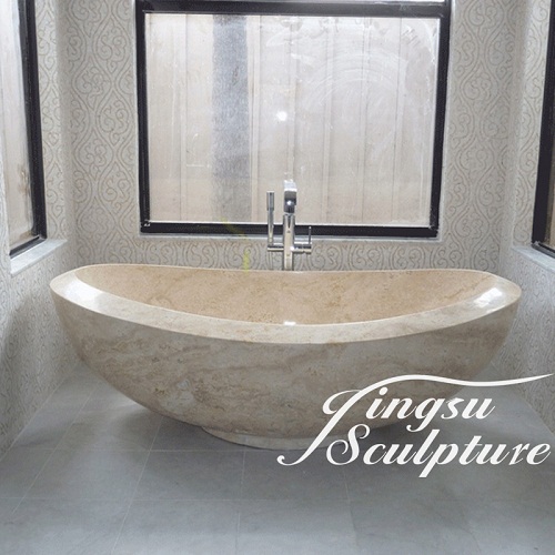 Bồn tắm màu vàng đá nhân tạo marble Miken MKB-8807Y (Đặt hàng 7-25 ngày) - Image 3