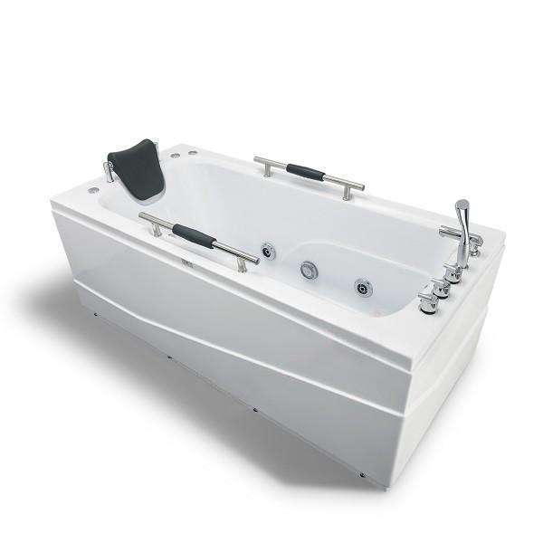 Bồn tắm nằm Acrylic massage màu trắng Miken MK-189074W (Sục thủy lực, sục khí, đèn led) - Image 4