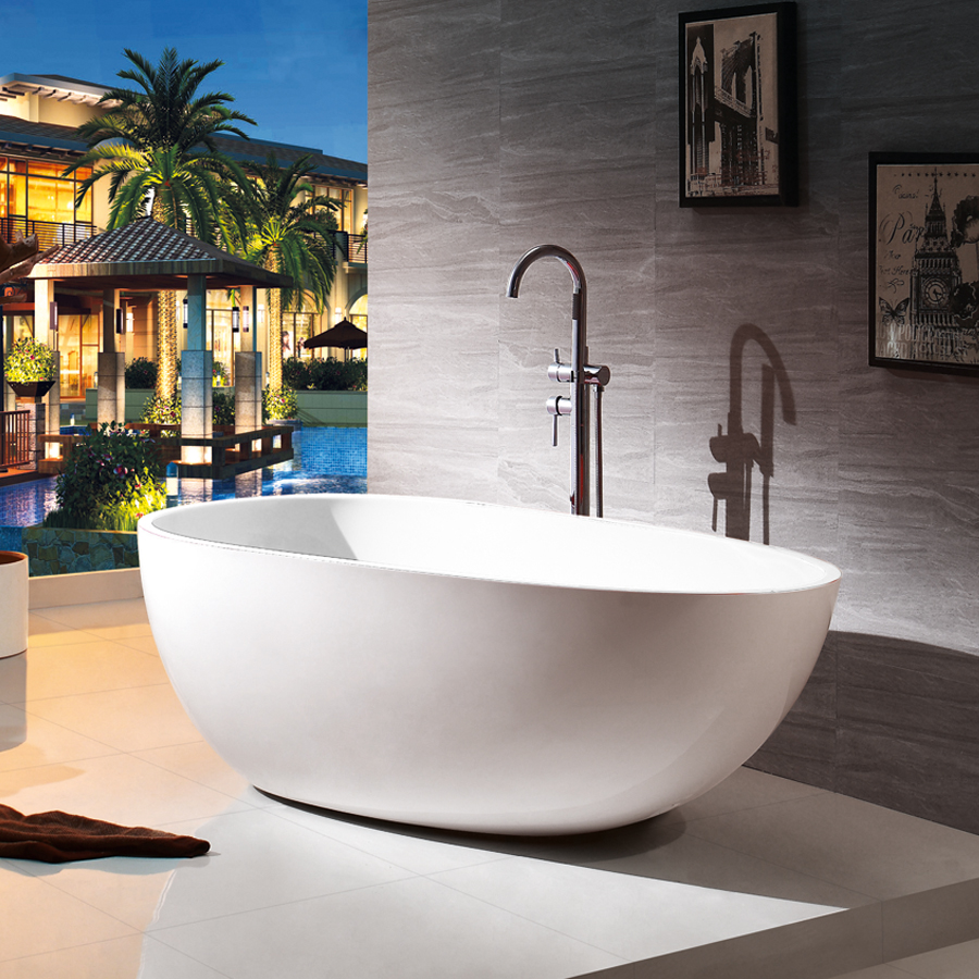 Bồn tắm nằm đặt sàn Nofer NG-1829 PLUS sủi bọt khí AIR + LIGHT (1500x730x640 mm) - Image 5