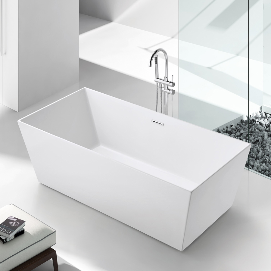 Bồn tắm nằm đặt sàn Nofer NG-1873 PLUS sủi bọt khí AIR + LIGHT (1700x780x650mm) - Image 4