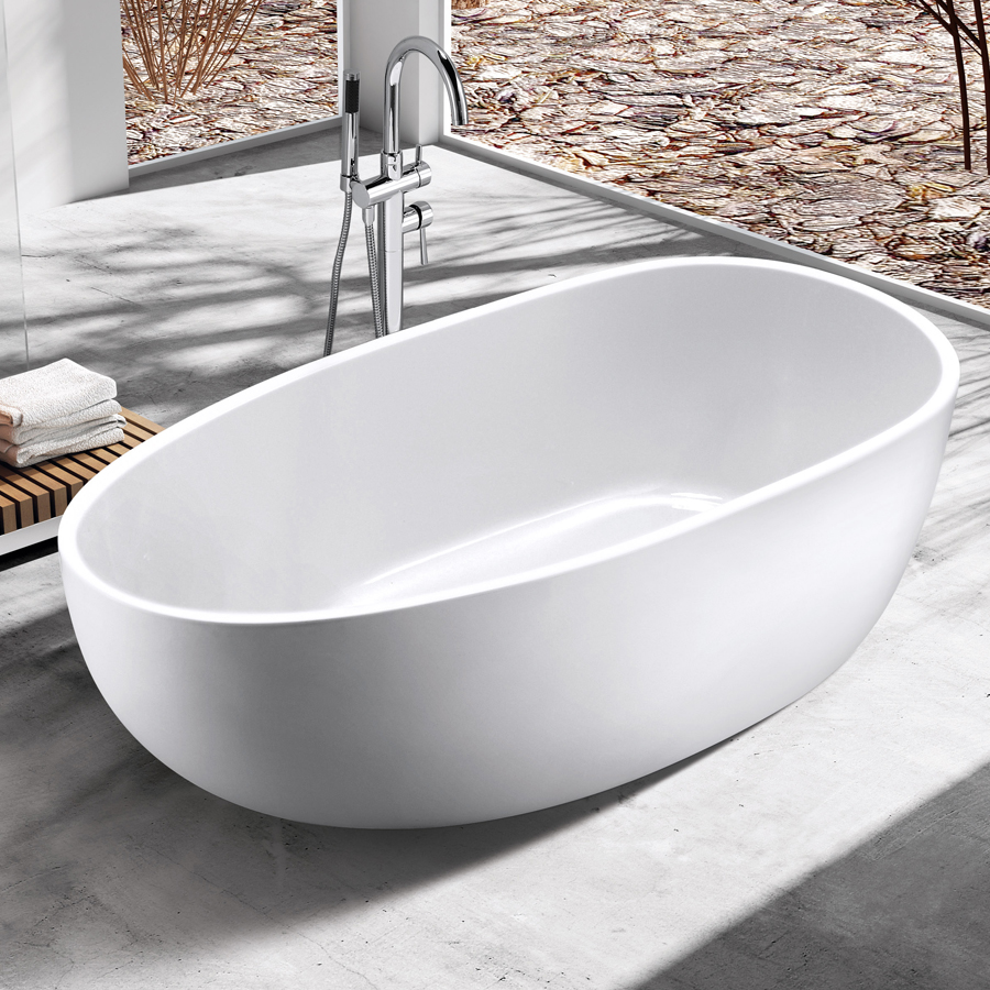 Bồn tắm nằm đặt sàn Nofer NG-1883 PLUS sủi bọt khí AIR + LIGHT (1700x785x760 mm) - Image 4