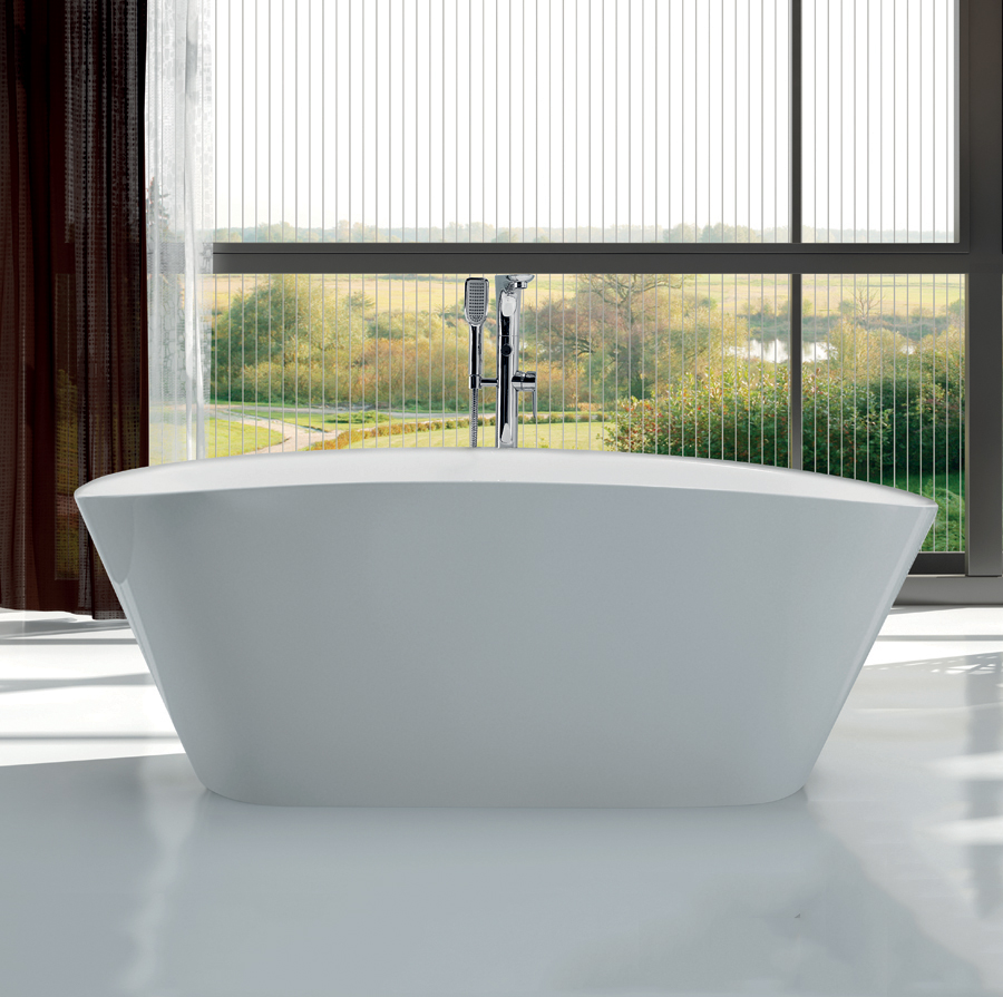 Bồn tắm nằm đặt sàn Nofer NG-61106B (Acrylic-1700x800x650mm)