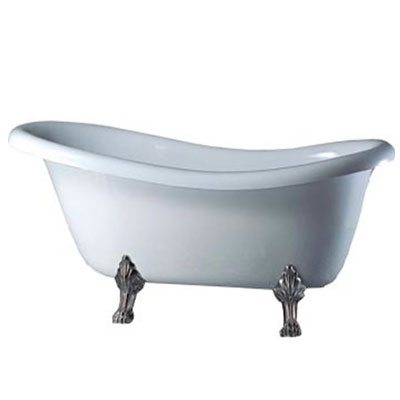 Bồn tắm nằm đặt sàn Nofer NG-61112A (Acrylic-1600*750*600mm) - Image 3