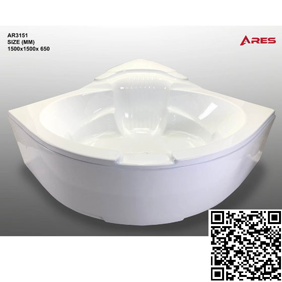 Bồn tắm ngâm ARES AR2171 (1700x750x720 mm) - Image 4