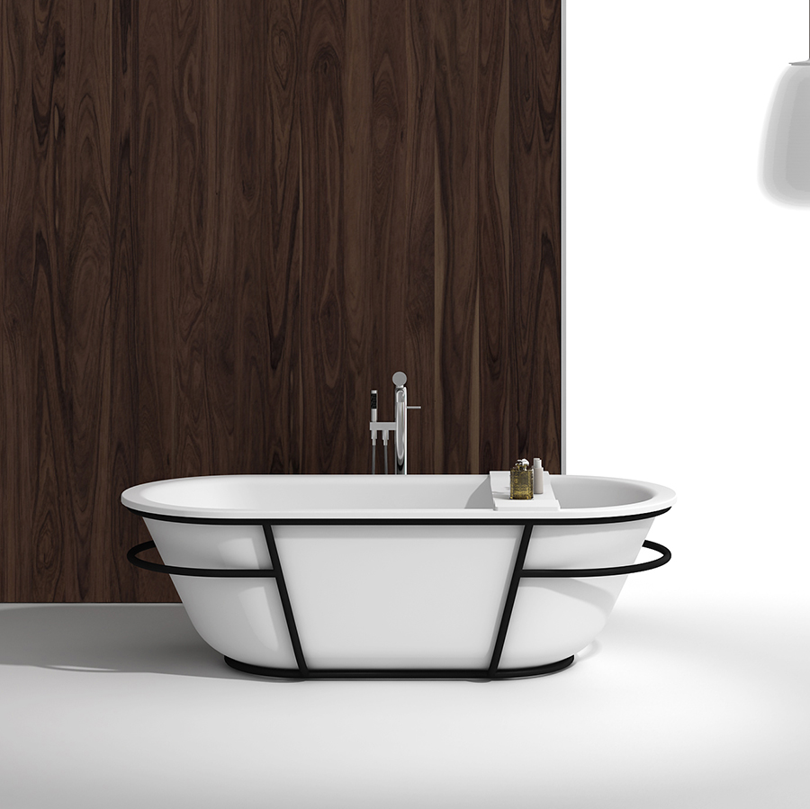 Bồn tắm ngâm đá nhân tạo Euroking EU-65166 (1600x700x550 mm) - Image 4