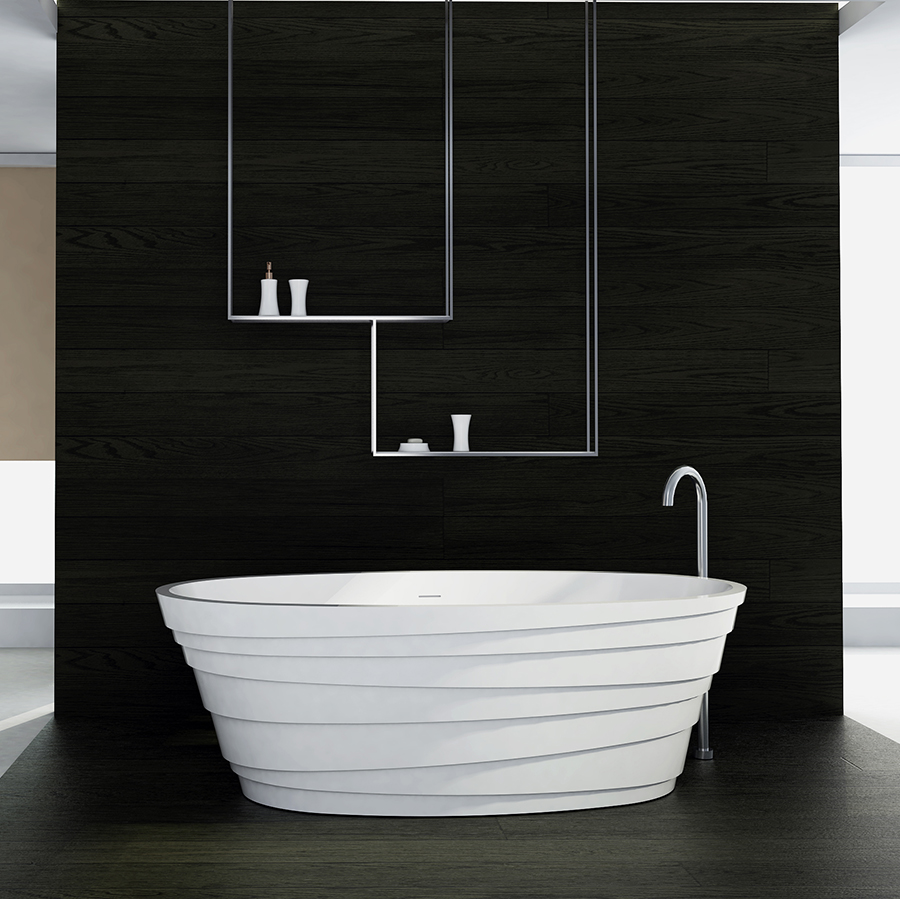Bồn tắm ngâm đá nhân tạo Euroking EU-65166 (1600x700x550 mm) - Image 5