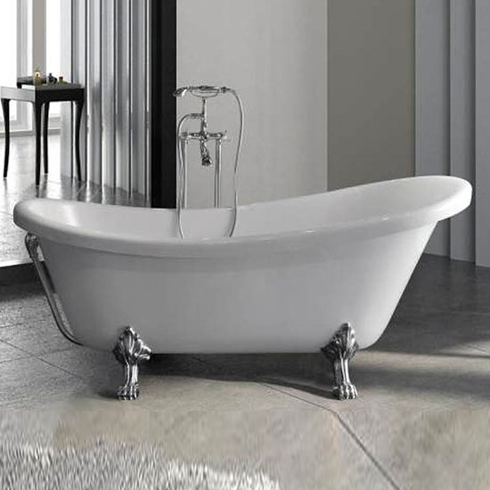 Bồn tắm ngâm đặt sàn Euroking EU-6514 (1700x720x570 mm) - Image 6