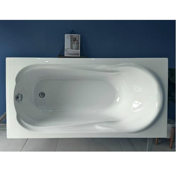 Bồn tắm ngâm đặt sàn hình chữ nhật SAWO SW4716B (Acrylic-1620x770x600mm) - Image 5