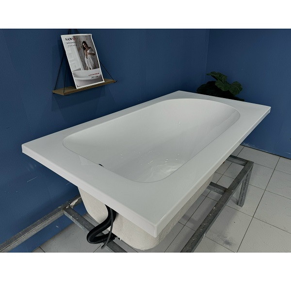 Bồn tắm ngâm đặt sàn hình chữ nhật SAWO SW4717A (Acrylic-1710x760x600mm) - Image 6