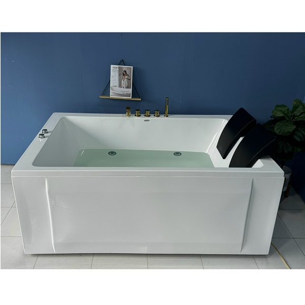 Bồn tắm ngâm đặt sàn hình ovan trứng SAWO SW5713 (Acrylic-1280x700x590mm) - Image 3