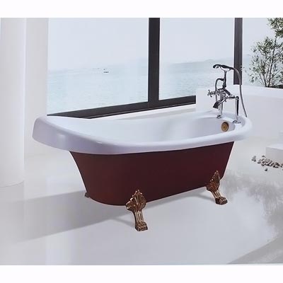 Bồn tắm ngâm đúc độc lập Daelim W-1008 (1700x850x600) - Image 5