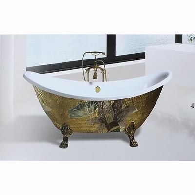 Bồn tắm ngâm đúc độc lập Daelim W-1038 (Có 2 kích thước 1700x800/1500x780x600) - Image 5