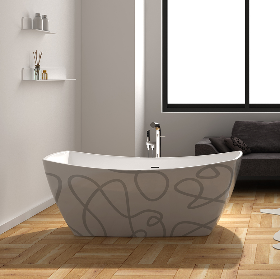 Bồn tắm ngâm Euroking EU-6049 Black - Image 3