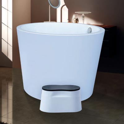 Bồn tắm nghệ thuật góc Miken 5046 (1400x1400x580 mm) - Image 5