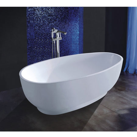Bồn tắm nghệ thuật màu đen trắng Miken 5042BW (1500,1600,1700mm) - Image 3