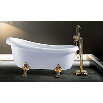 Bồn tắm nghệ thuật màu hồng Miken 5042P (1600x860x750mm - Đặt hàng 15-20 ngày) - Image 3