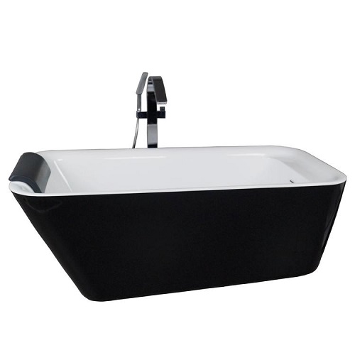 Bồn tắm nghệ thuật màu xanh Miken 5067GR (1500/1600/1700mm) - Chân vàng hoặc chân màu bạc - Image 5