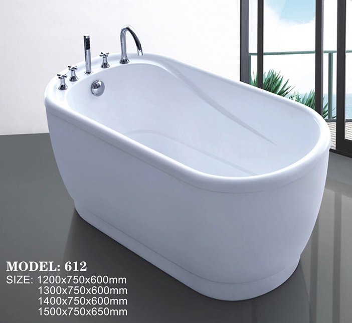 Bồn tắm nghệ thuật Miken 612 (1200x750x600mm)