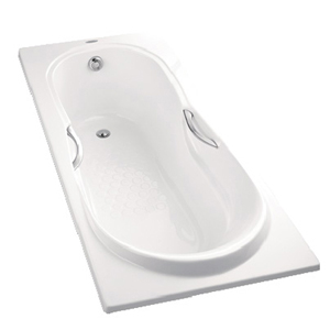 Bồn tắm Toto PPY1806HPWNE#S (Bồn tắm ngọc trai có tay vịn, chân bạc-1800x866x645) - Image 4