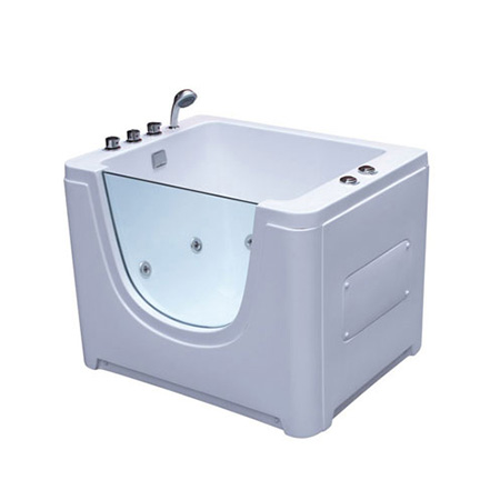 Bồn tắm trẻ em massage màu hồng MIKEN T-5210P (1200x800x800 mm) - Image 4