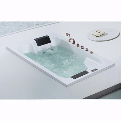 Bồn tắm xây massage Daelim W-5008 (2080x2080x840) - Image 3