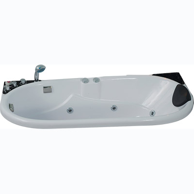 Bồn tắm xây massage Fantiny M-160BS (Có chân,không yếm-1600x750x415mm)