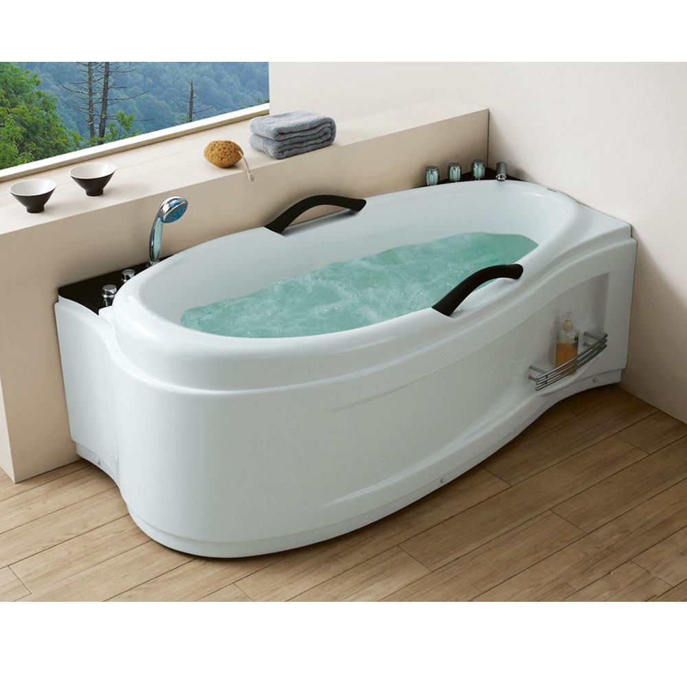 Bồn tắm xây massage sục khí đèn led đổi màu GEMY G9090 (Sục massage, Sục khí, đèn led-1900x1900x900mm) - Image 6