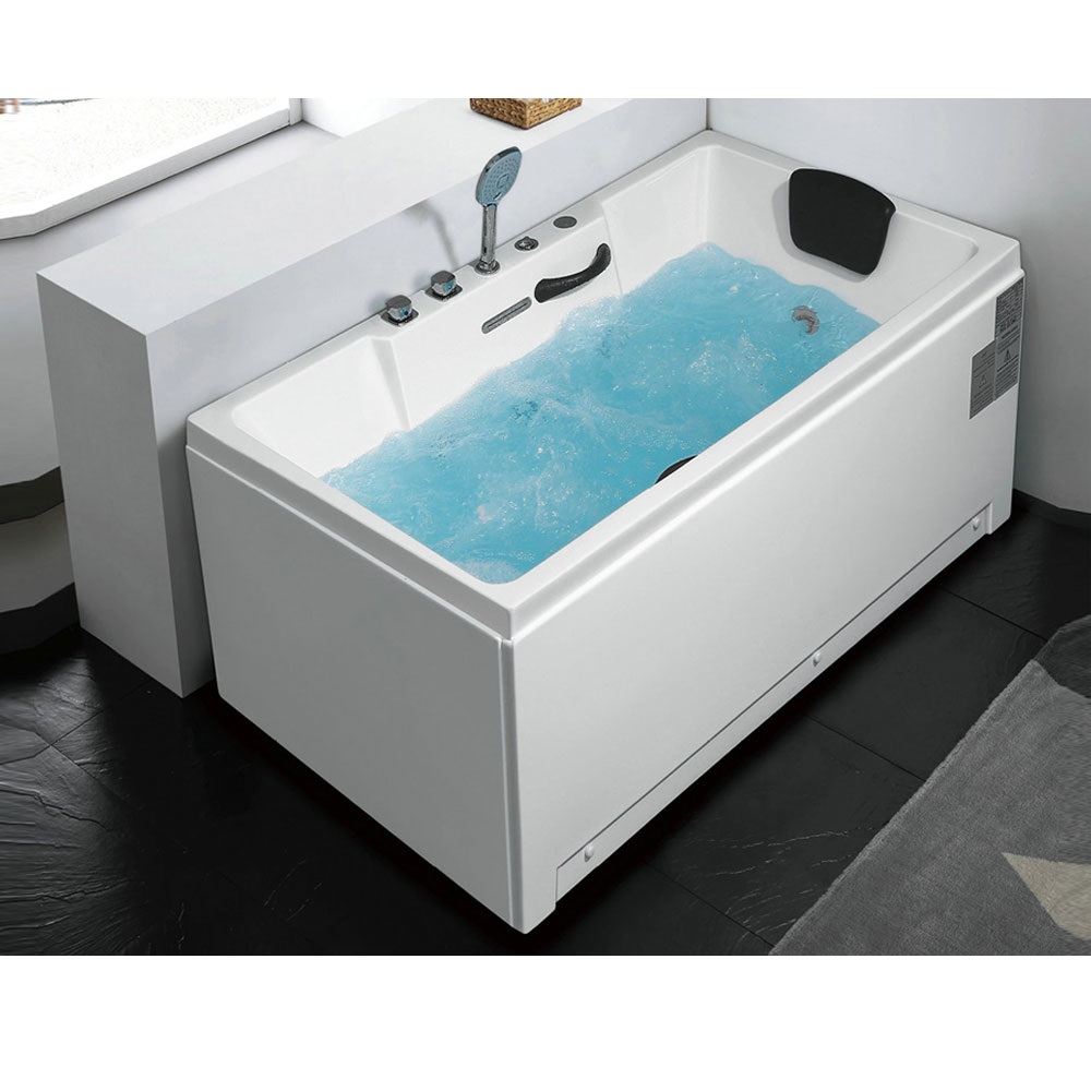 Bồn tắm xây massage sục khí đèn led đổi màu GEMY G9265 (Sục masage, sục khí, đèn led-2000x1520x740mm) - Image 5