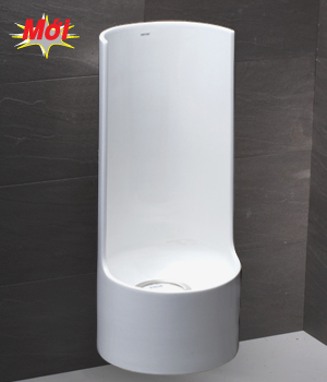 Bồn tiểu nam cảm ứng đặt sàn Caesar U0288-A657DC-PW (Đủ bộ - Pin) - Image 4