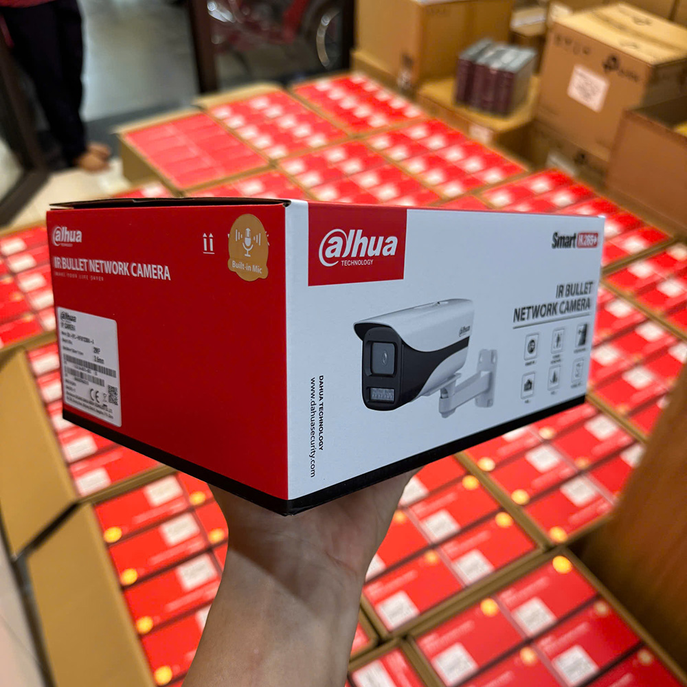 Camera DAHUA DH-IPC-HFW1230M-A (Thân 2MP, liền Mic, hồng ngoại 80m) - 2