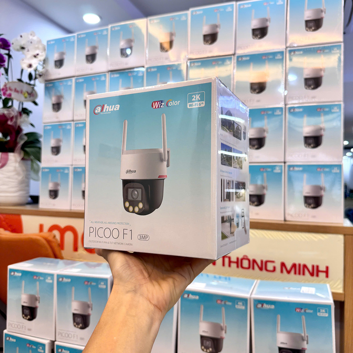Camera DAHUA DH-P3F-PV (Wifi quay quét 3MP, WizColor đêm như ngày) - 2