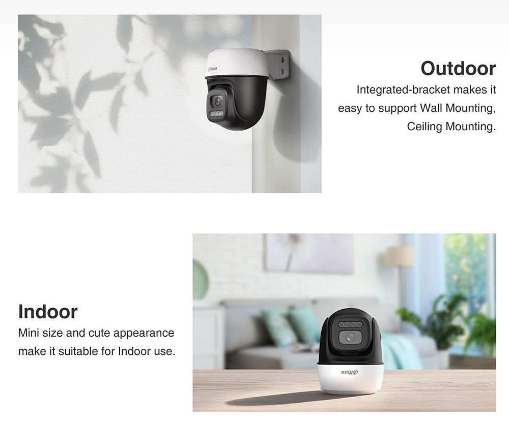 Camera DAHUA DH-P3I-PV (Wifi quay quét 3MP, Loa mic, báo động, góc rộng) - 5